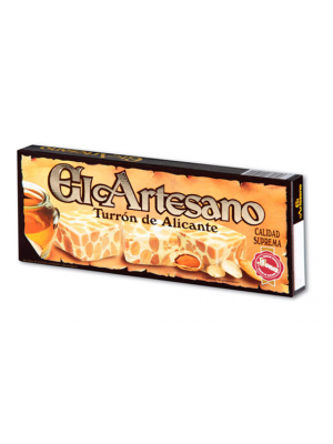 Caja de 28 unidades de Turrón de Alicante El Artesano 150g