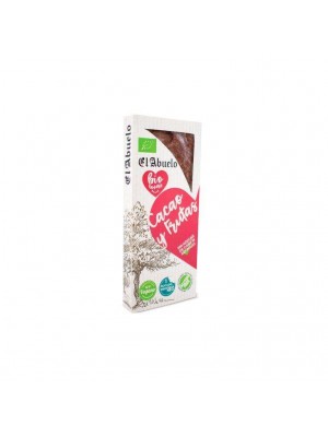 Turrón de Cacao y Fruta ecológico 200g El Abuelo Bio Lovers